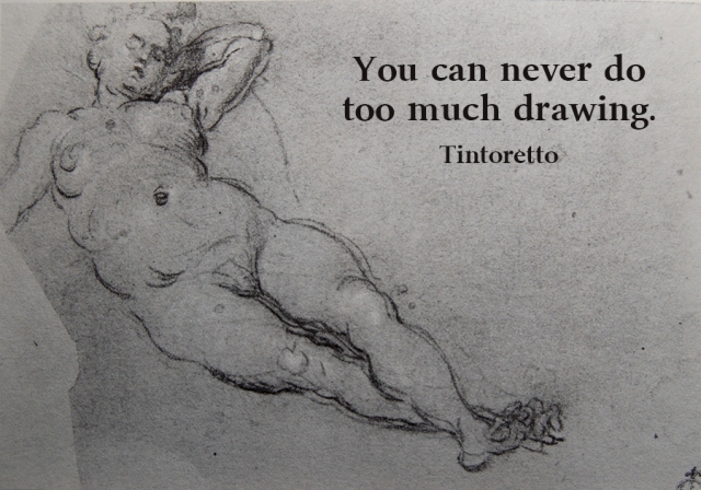 Tintoretto-drawing-quote